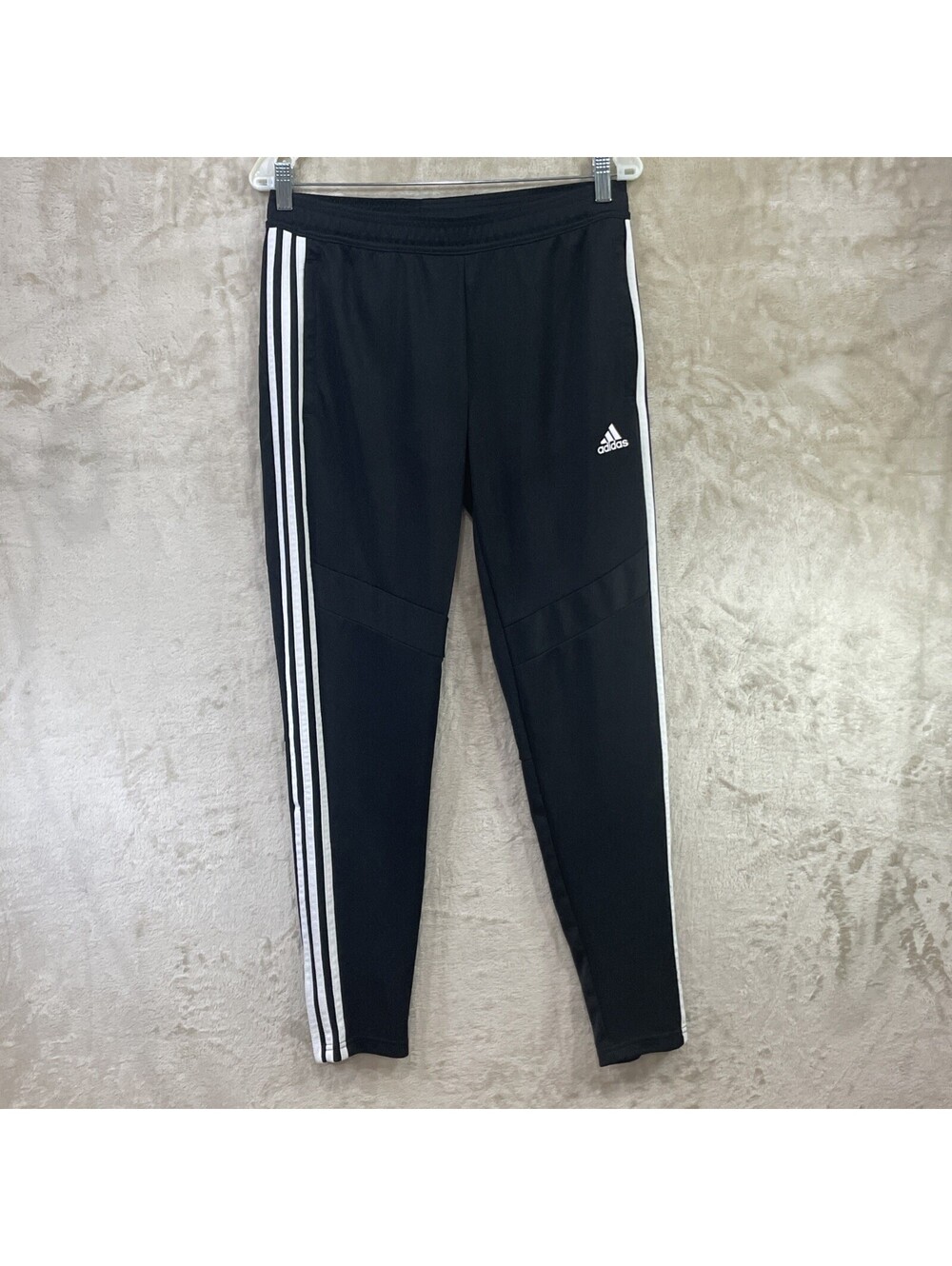 Adidas Tiro Jogger Athletic Black Three Stripes Climacool Pants Women’s Size M